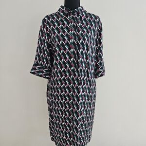 Geometric Patterned Dress